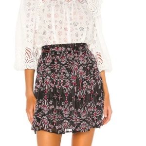 Anthro Sabina Musayev Jezebel Mini Skirt in Black Size XS